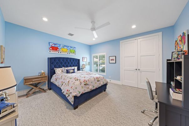 Bedroom, Home Office, Interior, Recessed Lighting