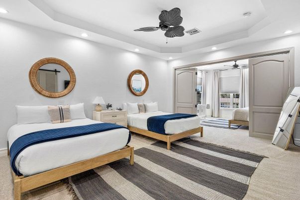 Bedroom, Interior, Recessed Lighting