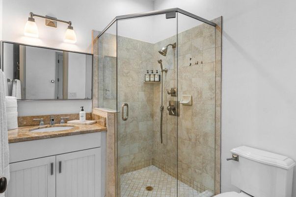 Bathroom, Glass Shower, Interior