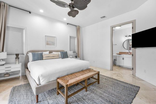 Bedroom, Interior, Recessed Lighting