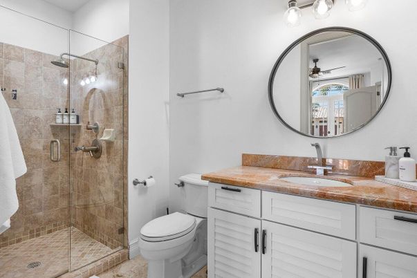 Bathroom, Glass Shower, Interior