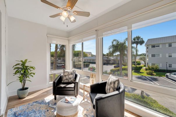 Interior, Sun Room, Wood Texture Flooring