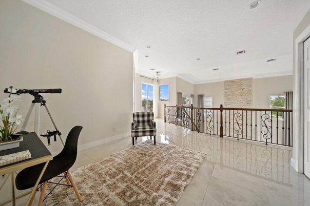 Home Office, Interior, Recessed Lighting
