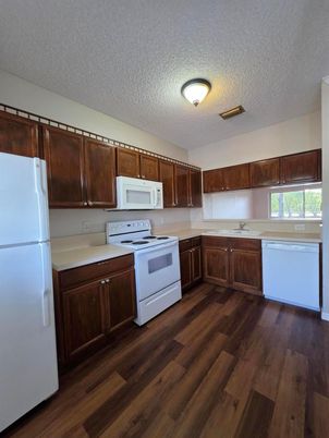 Interior, Kitchen, Wood Texture Flooring