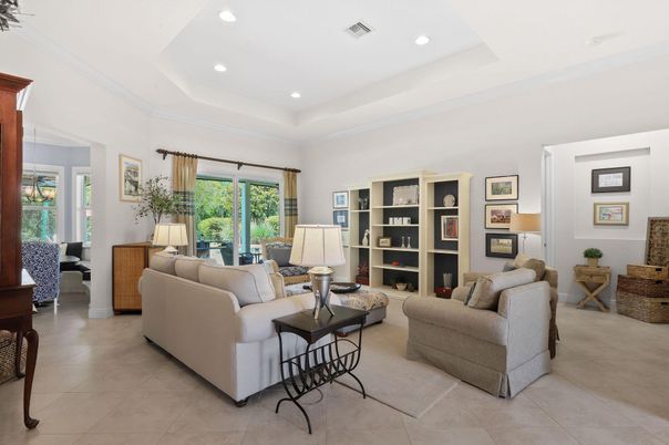 Interior, Living room, Recessed Lighting