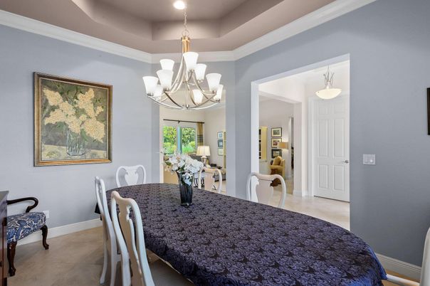 Chandelier, Dining room, Interior, Recessed Lighting