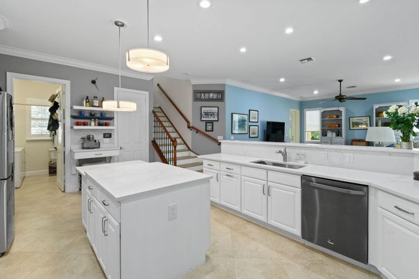 Interior, Kitchen, Pendant Lights, Recessed Lighting
