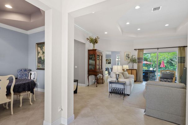 Interior, Living room, Recessed Lighting