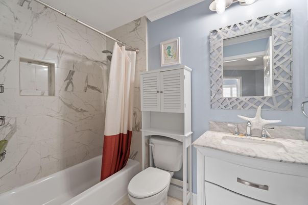Bathroom, Interior, Marble Walls