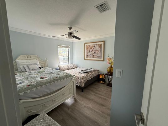 Bedroom, Interior, Wood Texture Flooring