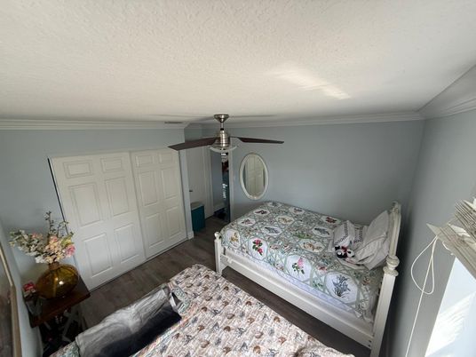 Bedroom, Interior, Wood Texture Flooring