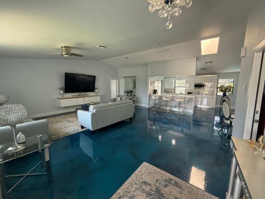 Interior, Kitchen, Living room
