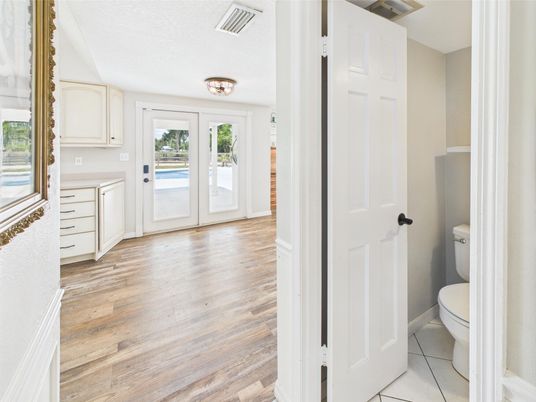 Bathroom, Interior, Wood Texture Flooring