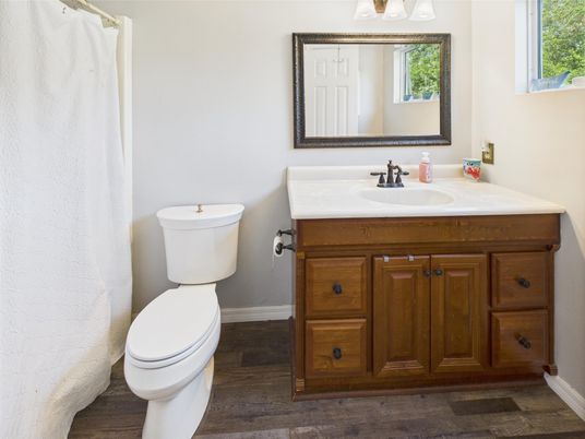 Bathroom, Interior, Wood Texture Flooring