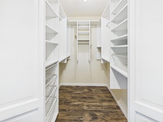 Interior, Walk-in Closets, Wood Texture Flooring