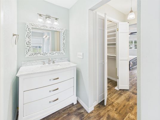 Bathroom, Interior, Wood Texture Flooring