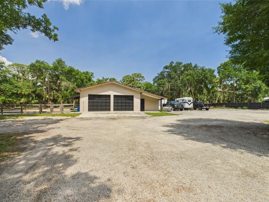 Backyard, Detached Garage, Exterior