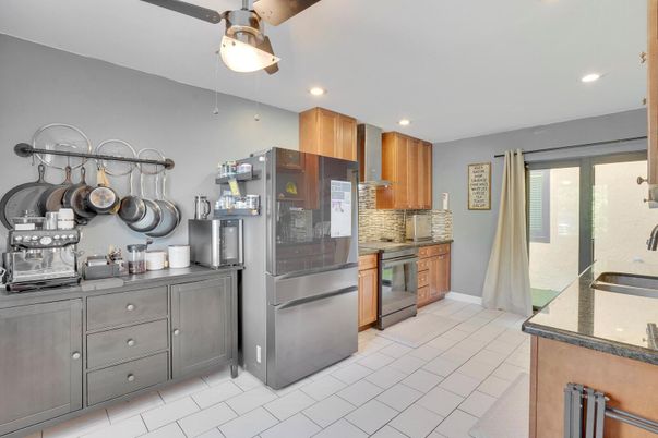Interior, Kitchen, Recessed Lighting, Stainless Steel Appliances