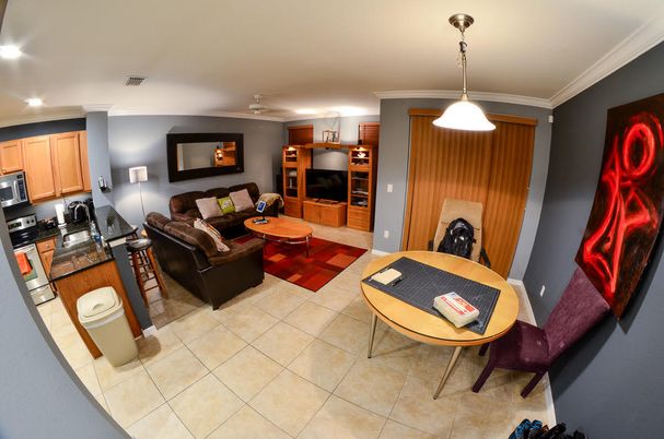 Interior, Kitchen, Living room, Pendant Lights, Recessed Lighting