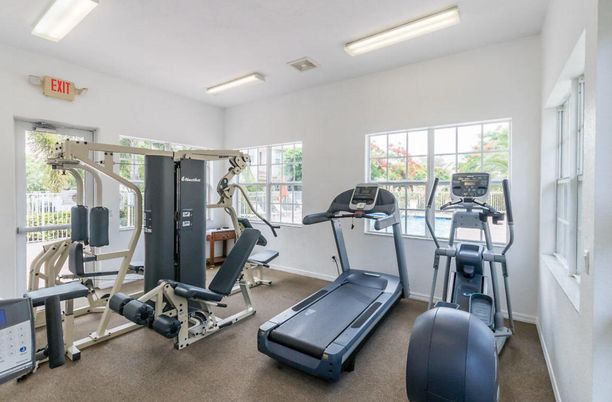 Fitness Equipment, Interior, Recessed Lighting