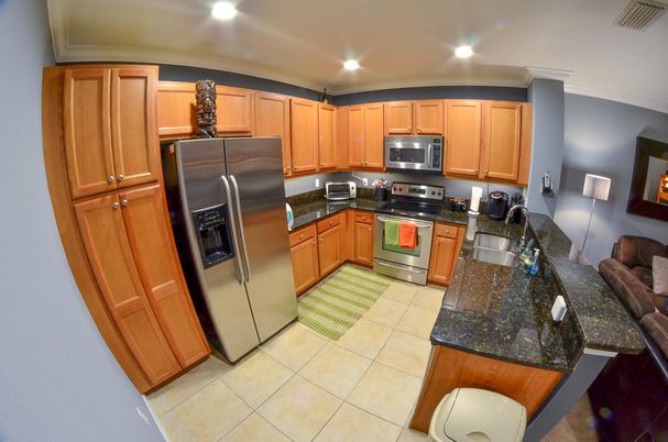Interior, Kitchen, Recessed Lighting, Stainless Steel Appliances
