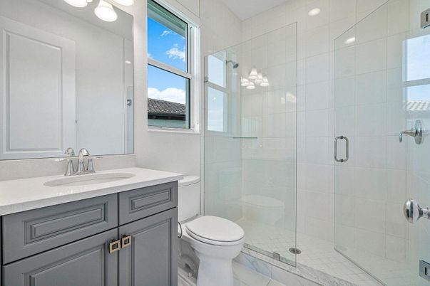 Bathroom, Glass Shower, Interior