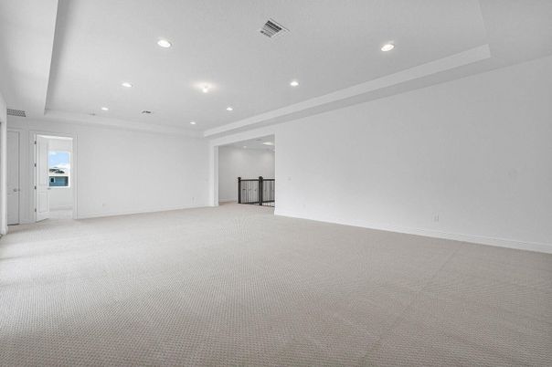 Empty room, Interior, Recessed Lighting