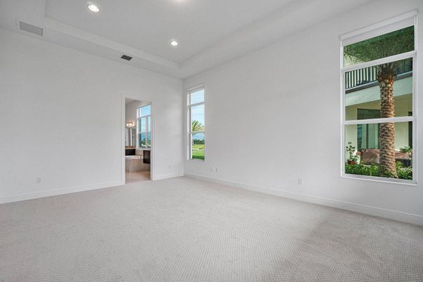 Empty room, Interior, Recessed Lighting