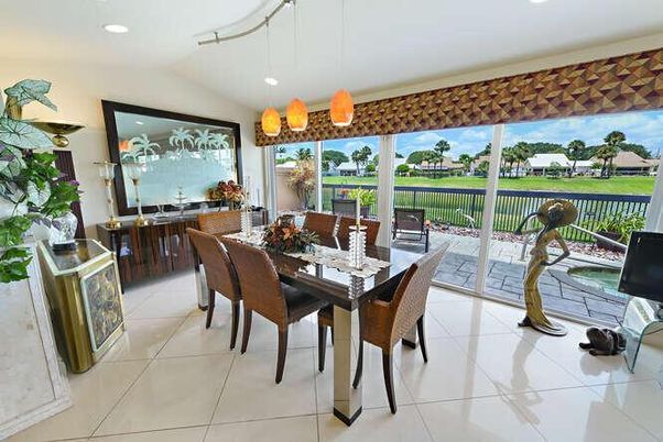 Dining room, Interior, Pendant Lights, Recessed Lighting