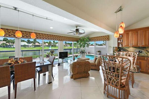 Dining room, Interior, Kitchen, Living room, Pendant Lights, Recessed Lighting, Water