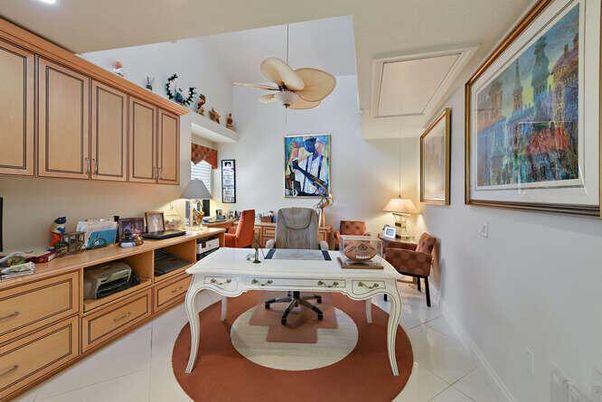 Home Office, Interior, Recessed Lighting