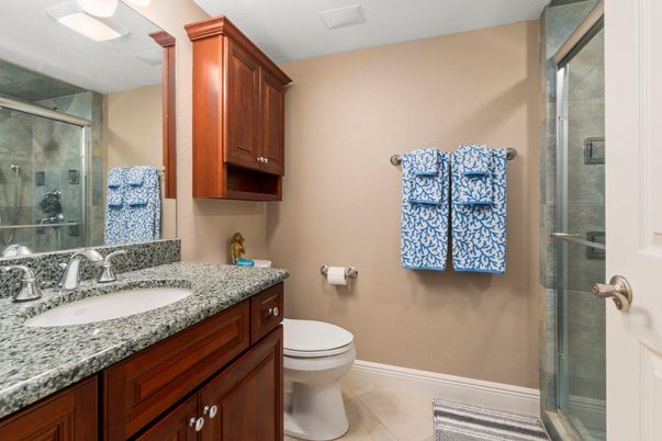 Bathroom, Glass Shower, Interior