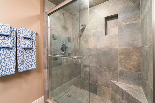 Bathroom, Glass Shower, Interior
