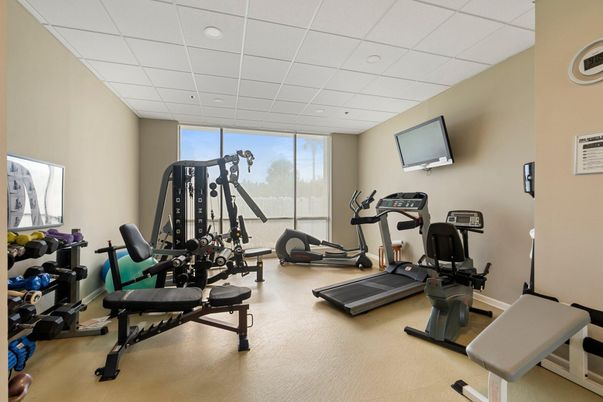 Fitness Equipment, Interior, Recessed Lighting