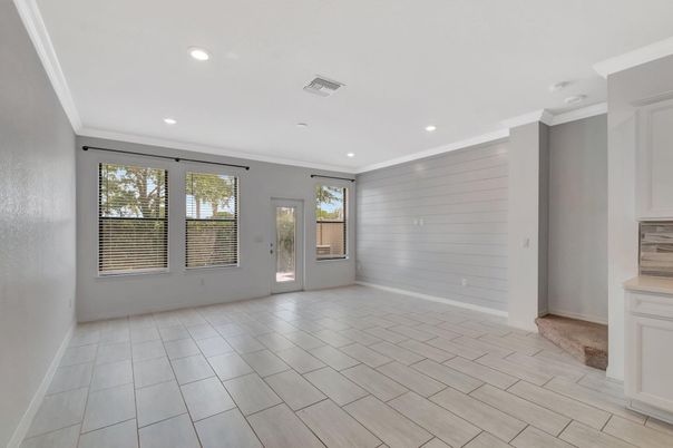Empty room, Interior, Recessed Lighting