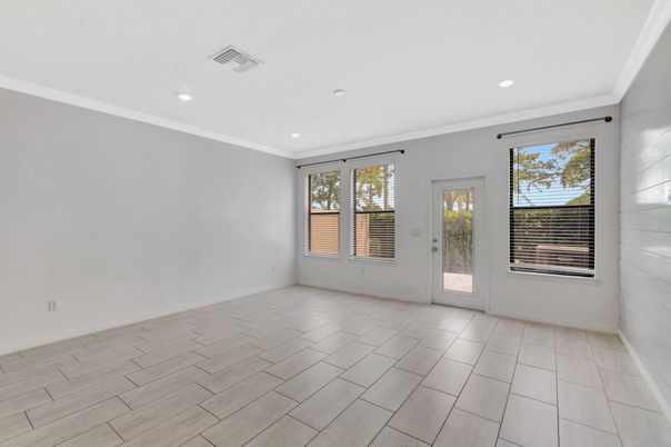 Empty room, Interior, Recessed Lighting