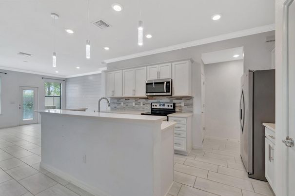 Interior, Kitchen, Pendant Lights, Recessed Lighting