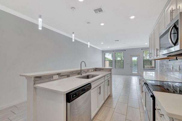 Interior, Kitchen, Pendant Lights, Recessed Lighting