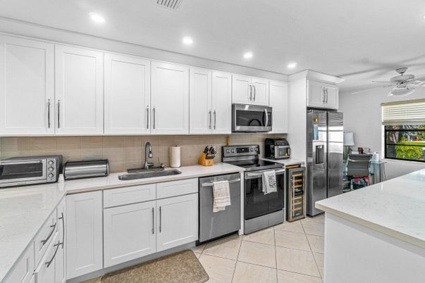 Interior, Kitchen, Recessed Lighting, Stainless Steel Appliances