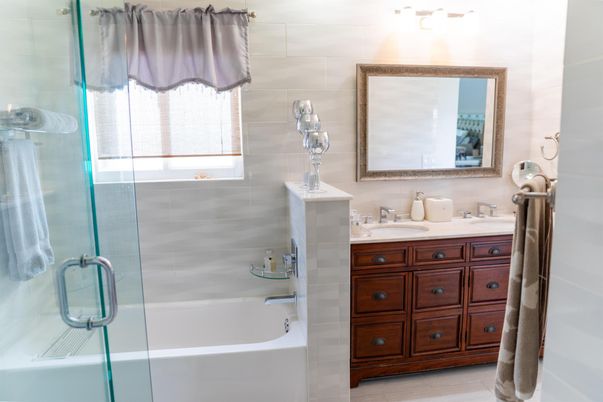 Bathroom, Glass Shower, Interior