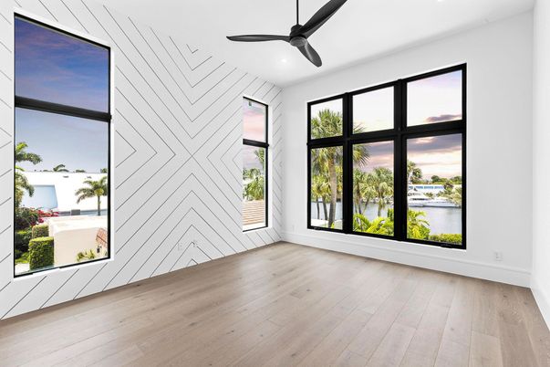 Empty room, Interior, Wood Texture Flooring