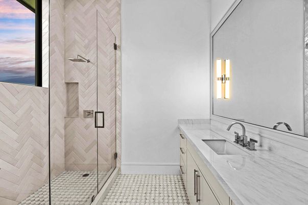 Bathroom, Glass Shower, Interior