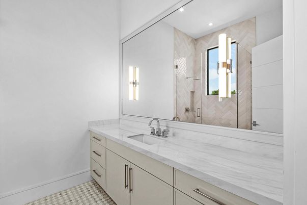 Bathroom, Interior, Recessed Lighting