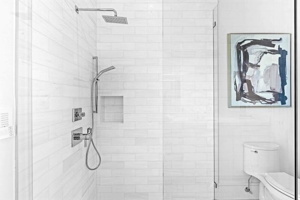 Bathroom, Glass Shower, Interior