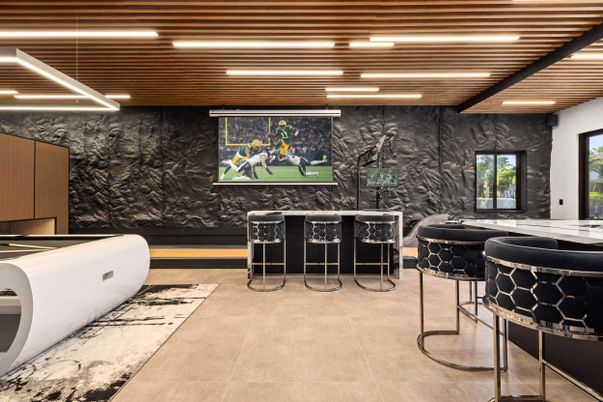 Interior, Marble Walls, Recessed Lighting