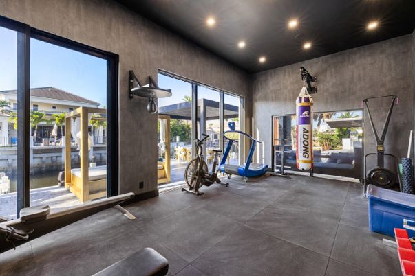 Fitness Equipment, Interior, Recessed Lighting