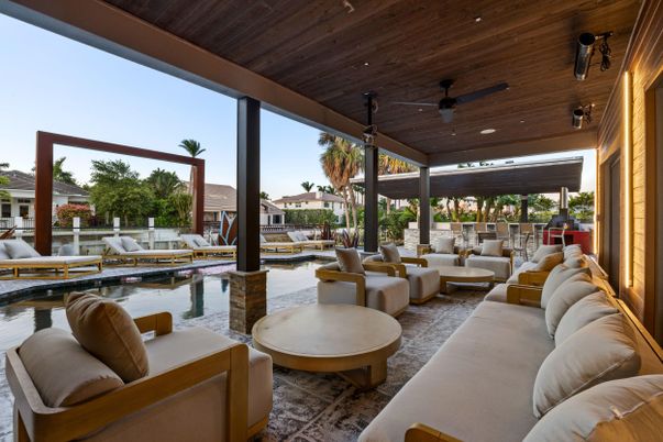Exterior, Pool, Recessed Lighting, Water