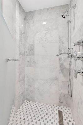 Bathroom, Interior, Marble Walls