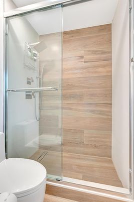 Bathroom, Glass Shower, Interior