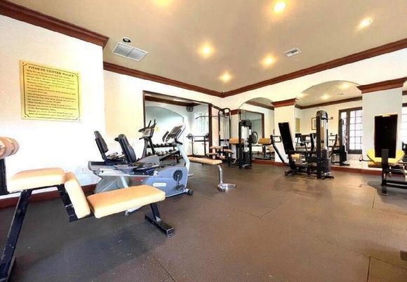 Fitness Equipment, Gym, Interior, Recessed Lighting